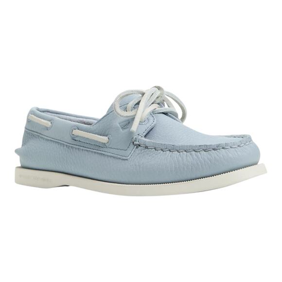 Sperry Women's Authentic Original 2 Eye Lace Up Boat Shoe Loafer Blue Size 8 1/2 - Picture 1 of 5